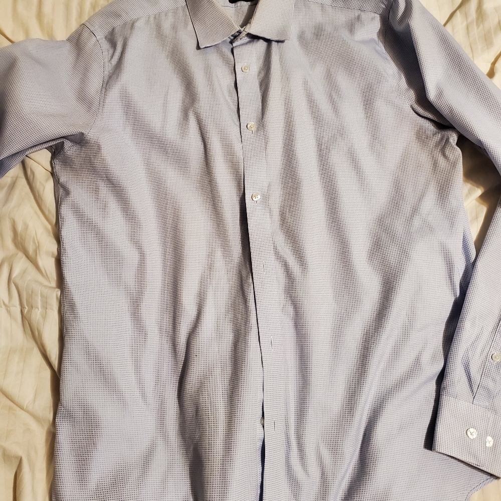 Blue dress shirt